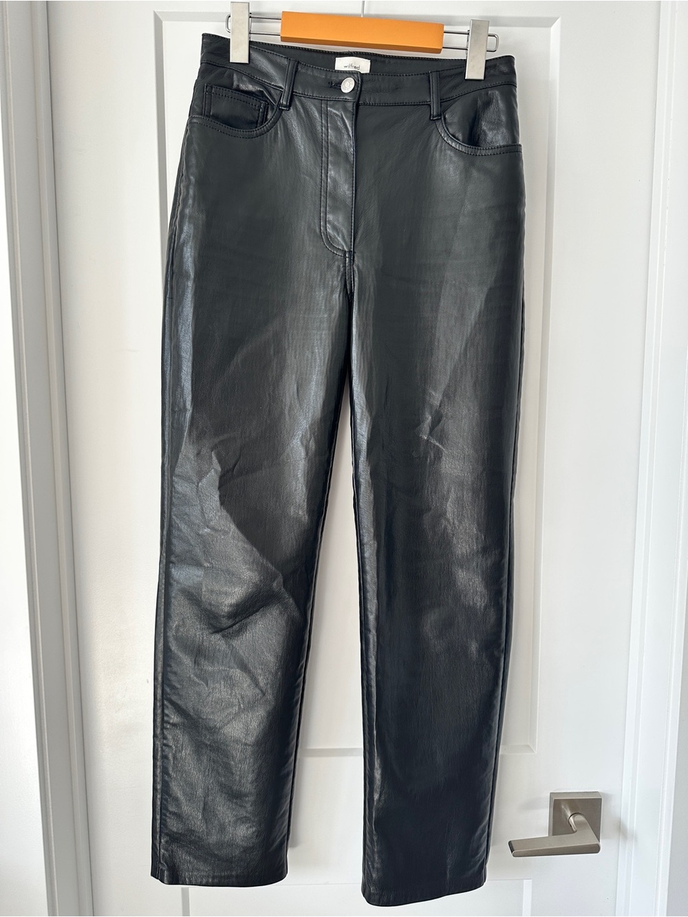 Wilfred Aritzia Melina Vegan Leather Pants in Black Size 4 Women’s